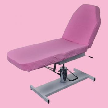 Behandelstoelhoes Badstof - Universele Behandelstoelhoes badstof - Hoes voor behandelstoel Badstof - Kleur: Licht-Roze