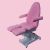 Pedicurebehandelstoelhoes - Pedicure Stoelhoes - Stoelhoes Badstof Pedicure - Kleur: Licht Roze