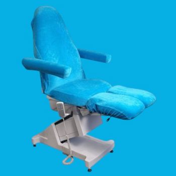 Pedicurebehandelstoelhoes - Pedicure Stoelhoes - Stoelhoes Velours Pedicure - Kleur: Turqouise