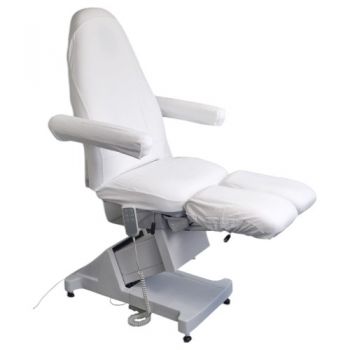 Pedicurebehandelstoelhoes - Pedicure Stoelhoes - Stoelhoes Velours Pedicure - Kleur: Wit