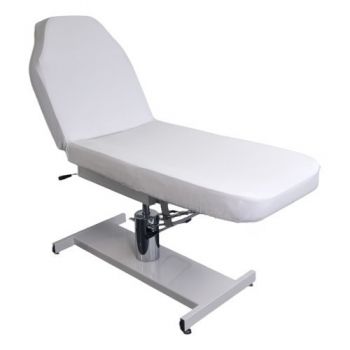 Behandelstoelhoes Velours - Universele Behandelstoelhoes Velours - Hoes voor behandelstoel Velours - Kleur: Wit