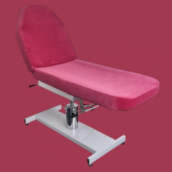 Behandelstoelhoes Velours - Universele Behandelstoelhoes Velours - Hoes voor behandelstoel Velours - Kleur: Donker-Roze Behandelstoelhoes Velours - Universele Behandelstoelhoes Velours - Hoes voor behandelstoel Velours - Kleur: Donker-Roze