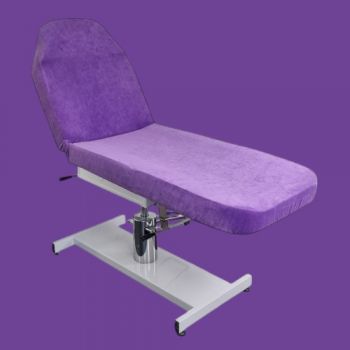 Behandelstoelhoes Velours - Universele Behandelstoelhoes Velours - Hoes voor behandelstoel Velours - Kleur: Paars