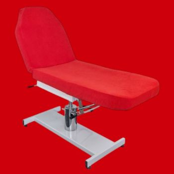 Behandelstoelhoes Velours - Universele Behandelstoelhoes Velours - Hoes voor behandelstoel Velours - Kleur: Rood