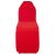 Behandelstoelhoes Velours - Universele Behandelstoelhoes Velours - Hoes voor behandelstoel Velours - Kleur: Rood
