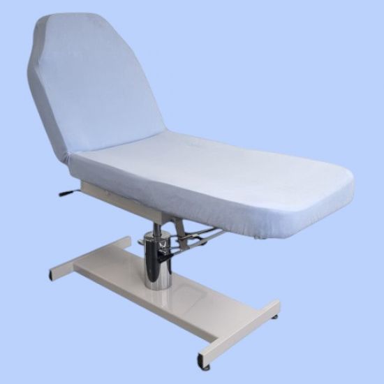 Behandelstoelhoes Velours - Universele Behandelstoelhoes Velours - Hoes voor behandelstoel Velours - Kleur: Licht-Blauw Behandelstoelhoes Velours - Universele Behandelstoelhoes Velours - Hoes voor behandelstoel Velours - Kleur: Licht-Blauw