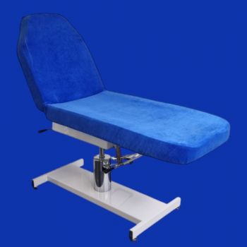 Behandelstoelhoes Velours - Universele Behandelstoelhoes Velours - Hoes voor behandelstoel Velours - Kleur: Donker-Blauw