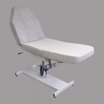 Behandelstoelhoes Velours - Universele Behandelstoelhoes Velours - Hoes voor behandelstoel Velours - Kleur: Grijs