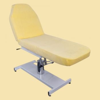 Behandelstoelhoes Velours - Universele Behandelstoelhoes Velours - Hoes voor behandelstoel Velours - Kleur: Licht-Geel