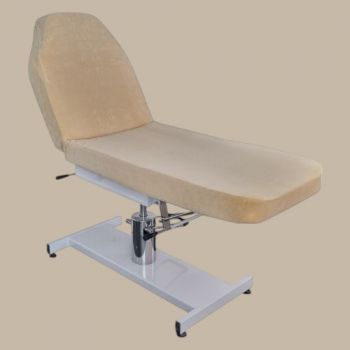 Behandelstoelhoes Velours - Universele Behandelstoelhoes Velours - Hoes voor behandelstoel Velours - Kleur: Taupe