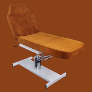 Behandelstoelhoes Velours - Universele Behandelstoelhoes Velours - Hoes voor behandelstoel Velours - Kleur: Bruin