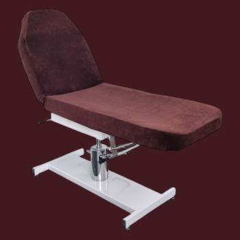 Behandelstoelhoes Velours - Universele Behandelstoelhoes Velours - Hoes voor behandelstoel Velours - Kleur: Donker-Bruin