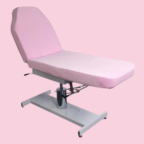 Behandelstoelhoes Velours - Universele Behandelstoelhoes Velours - Hoes voor behandelstoel Velours - Kleur: Licht-Roze Behandelstoelhoes Velours - Universele Behandelstoelhoes Velours - Hoes voor behandelstoel Velours - Kleur: Licht-Roze