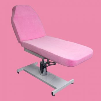 Behandelstoelhoes Velours - Universele Behandelstoelhoes Velours - Hoes voor behandelstoel Velours - Kleur: Roze