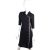 Jurk Romy zwart wit
