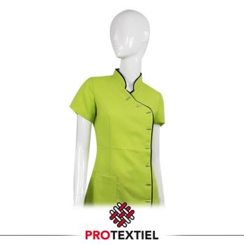 Tuniek Romy lime-zwart