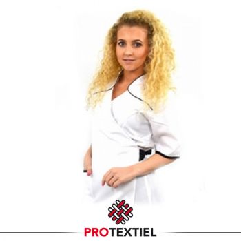 Wikkeltuniek Wendy: Wit met zwarte rand