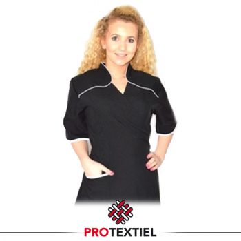 Wikkeltuniek Wendy: Zwart met witte rand